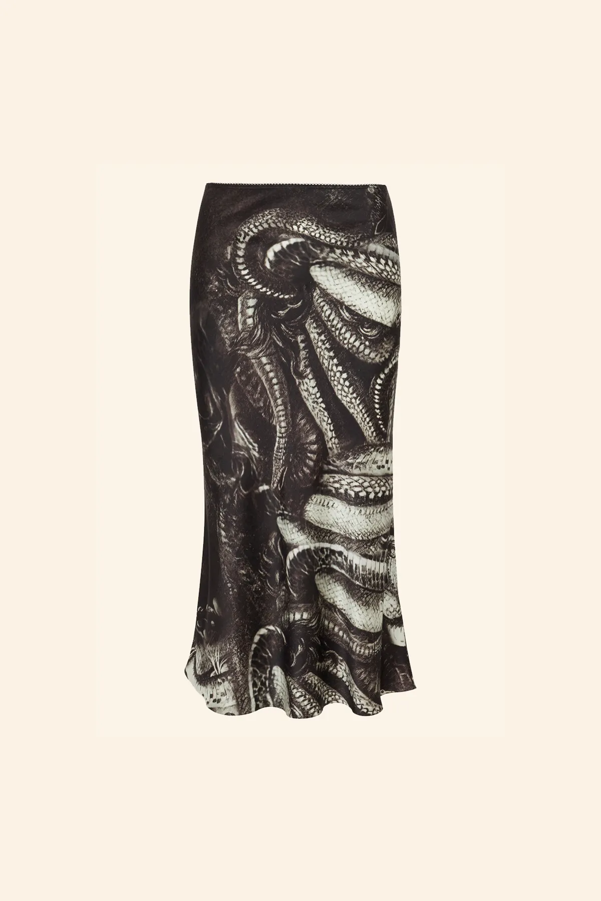 Medusa Silk Skirt