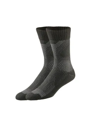 Men's 2 Pairs Work Socks,Black