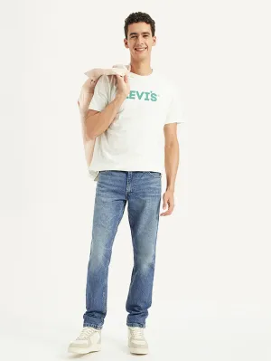 Men's 511 Blue Slim Fit Mid Rise Jeans LEVI'S