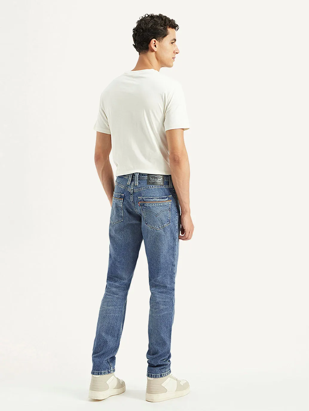 Men's 511 Blue Slim Fit Mid Rise Jeans LEVI'S
