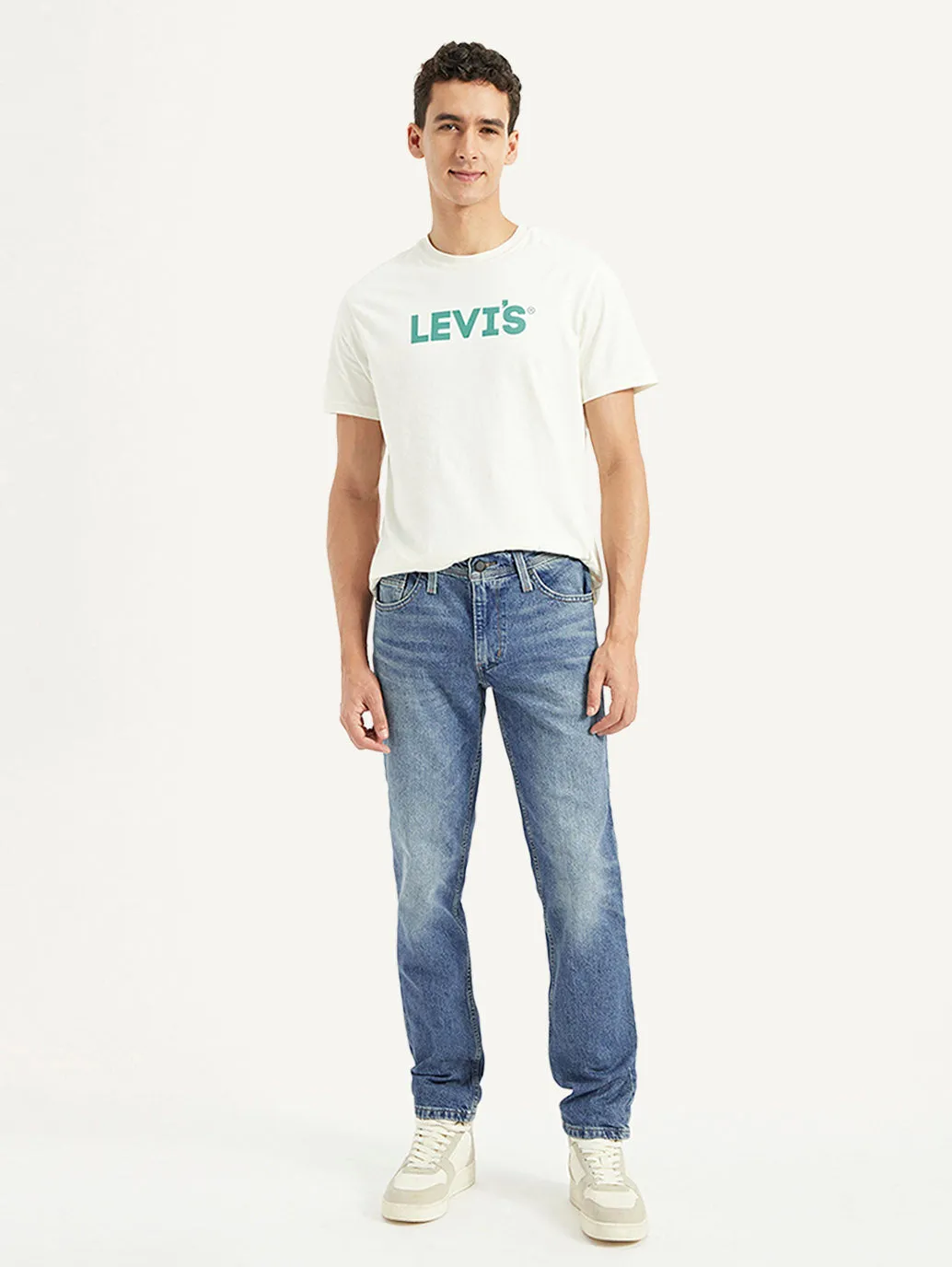 Men's 511 Blue Slim Fit Mid Rise Jeans LEVI'S