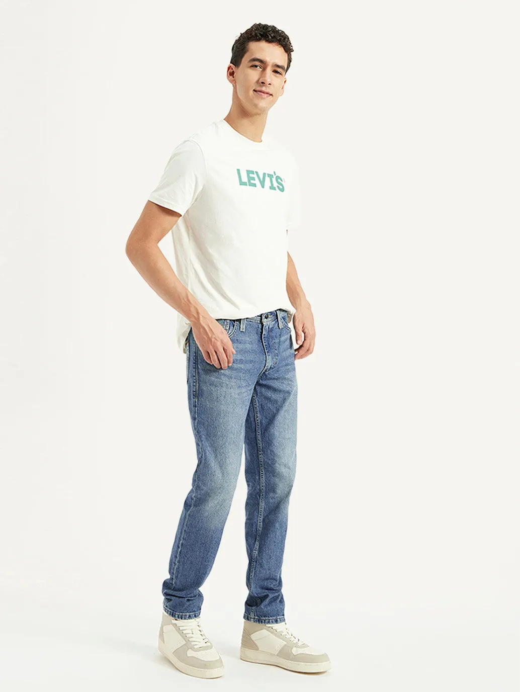 Men's 511 Blue Slim Fit Mid Rise Jeans LEVI'S