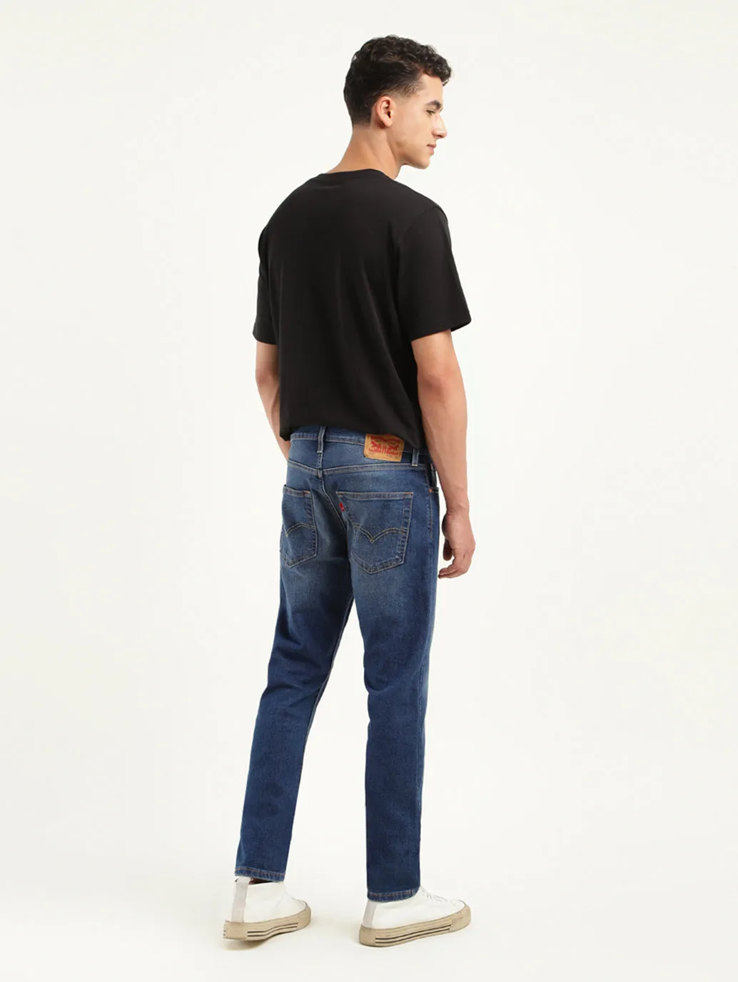Men's 512 Blue Slim Tapered Fit Mid Rise Jeans LEVI'S