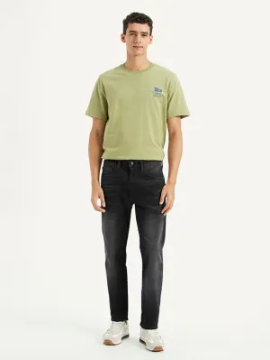 Men's 512 Grey Slim Tapered Fit Mid Rise Jeans LEVI'S