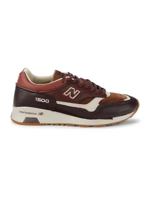 Men's Brand Logo Embroidered Sneakers,Brown