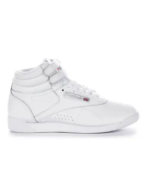 Men's Brand Logo Printed High Sneakers, White