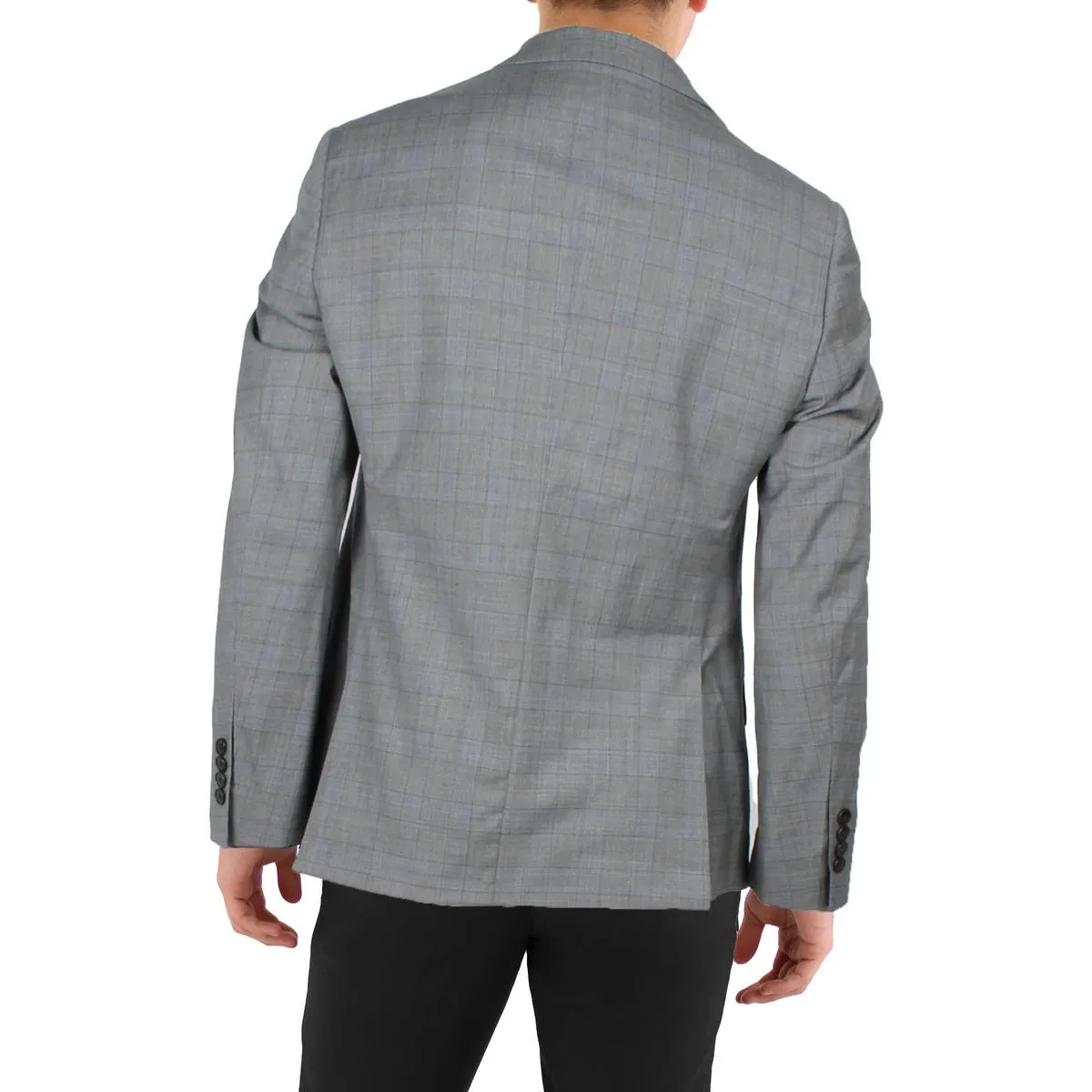 Mens Business Career Two-Button Blazer