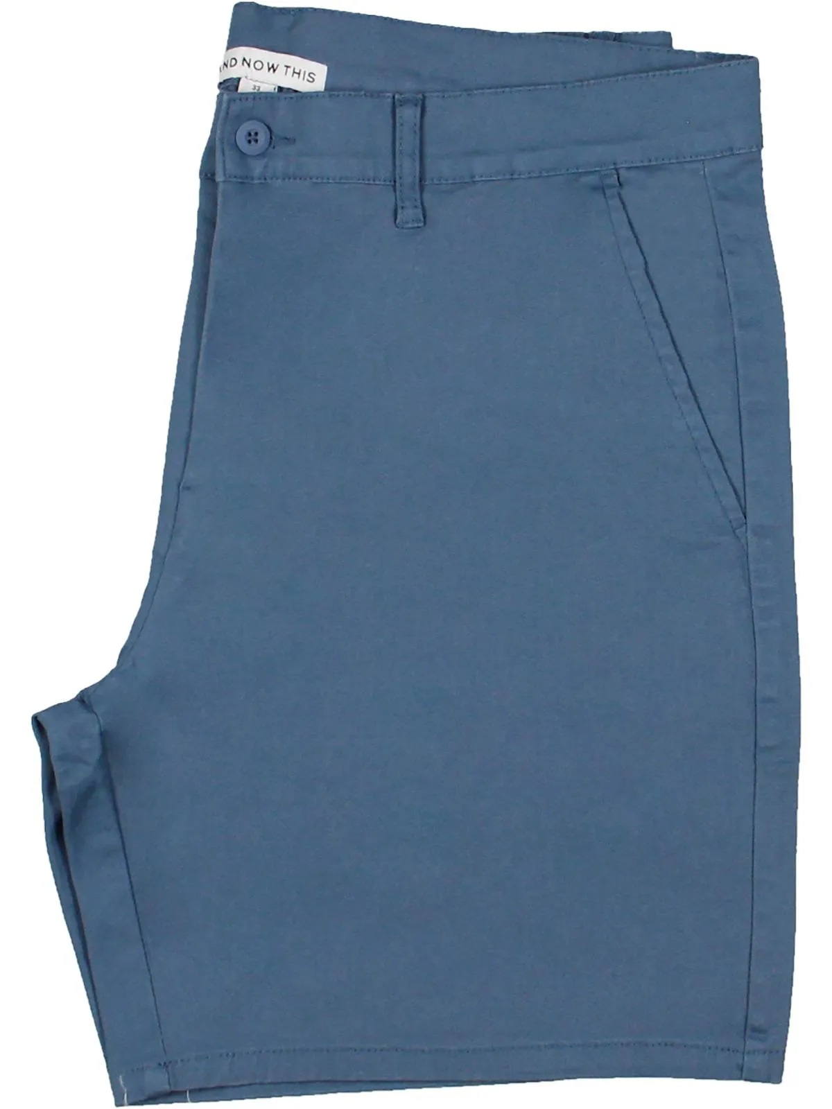 Mens Chino Mid-Rise Khaki Shorts