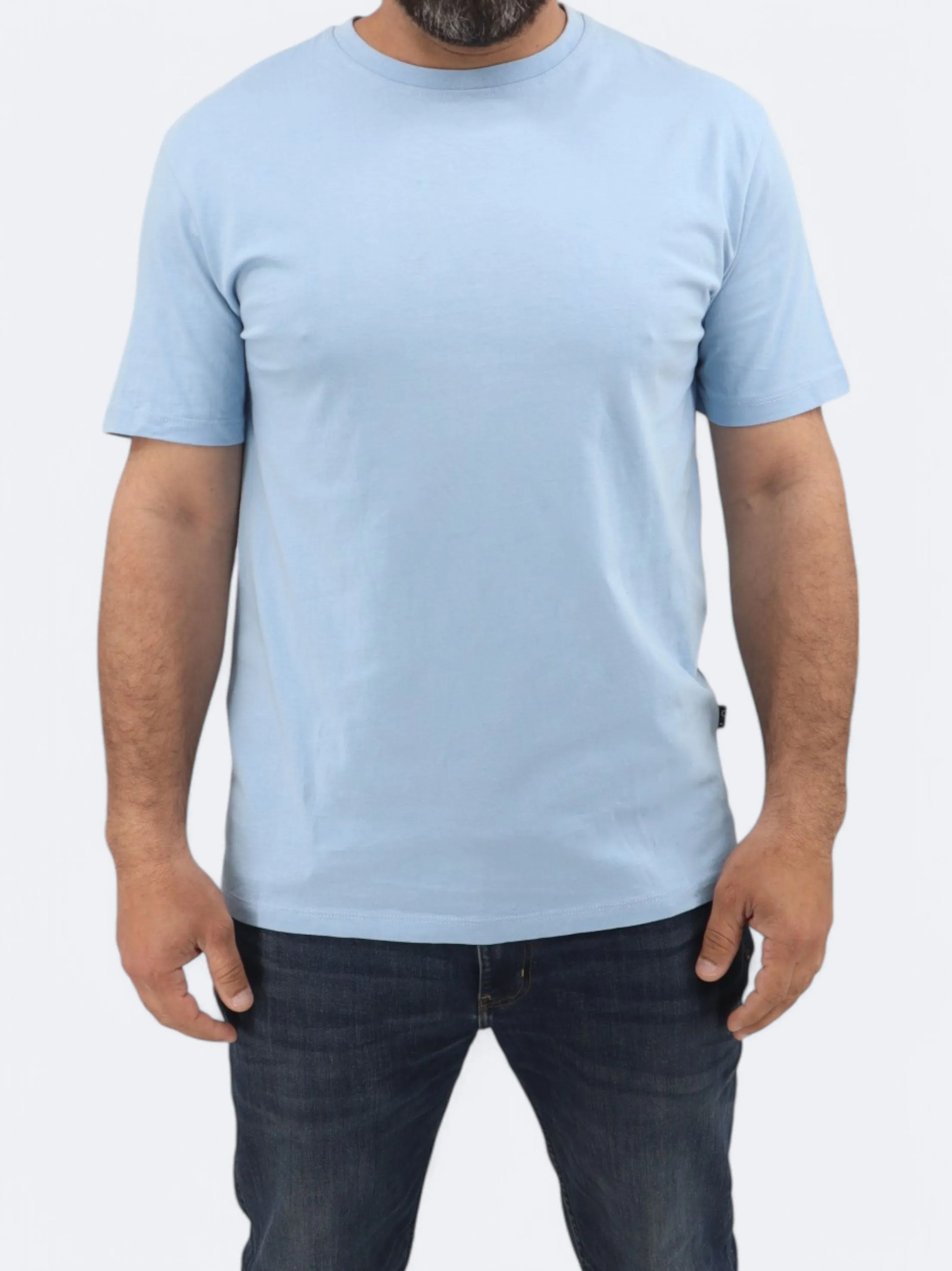 Men's Plain T-Shirt,Blue