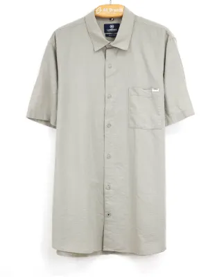 Men's Pocket Side Dress Shirt,Khaki