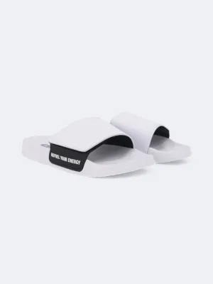 Men's Printed Slippers,White