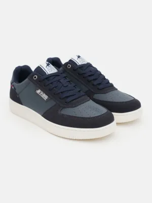 Men's Textured Casual Sneakers,Navy
