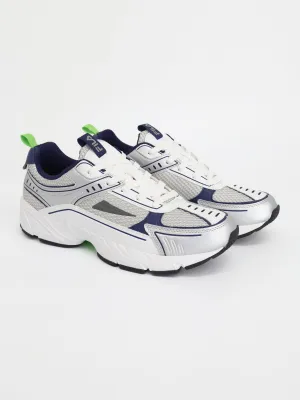 Men's Textured Trainers,Light Grey