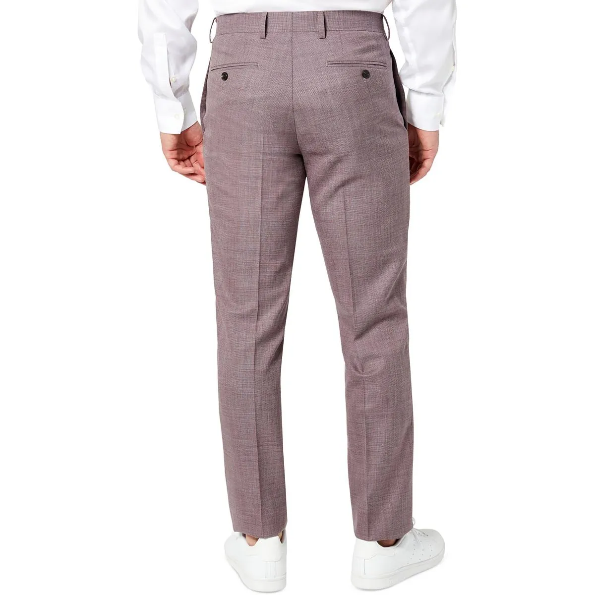 Mens Wool Blend Office Dress Pants