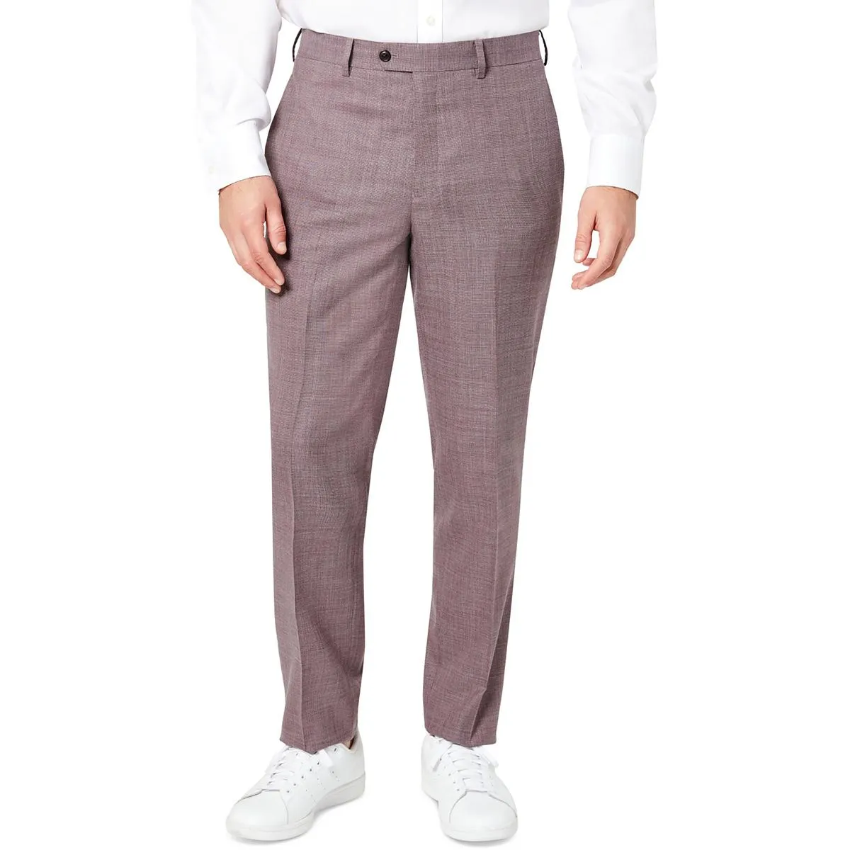 Mens Wool Blend Office Dress Pants
