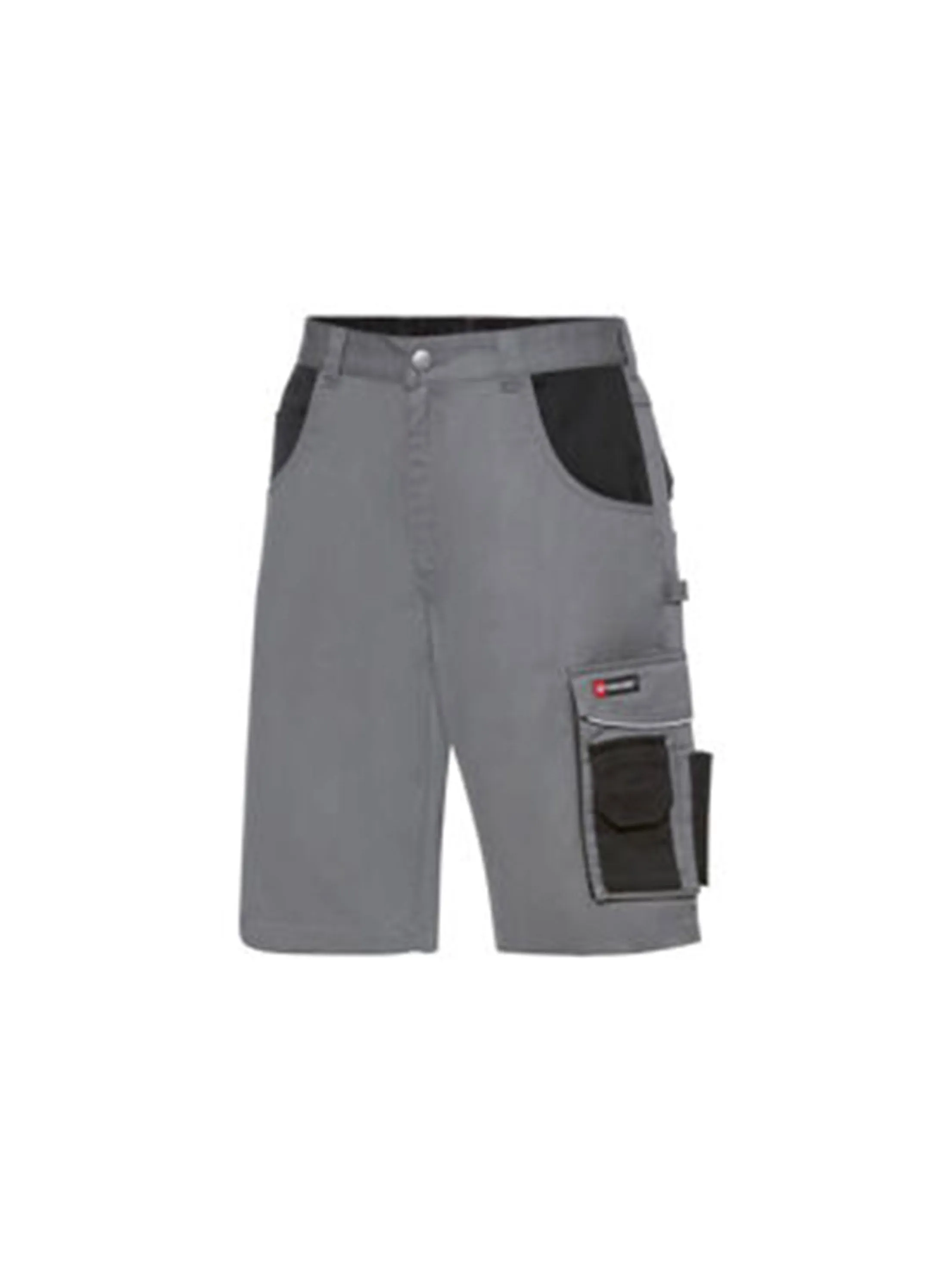 Men's Work Shorts Pockets Waist Partly Elasticated Cargo,Grey