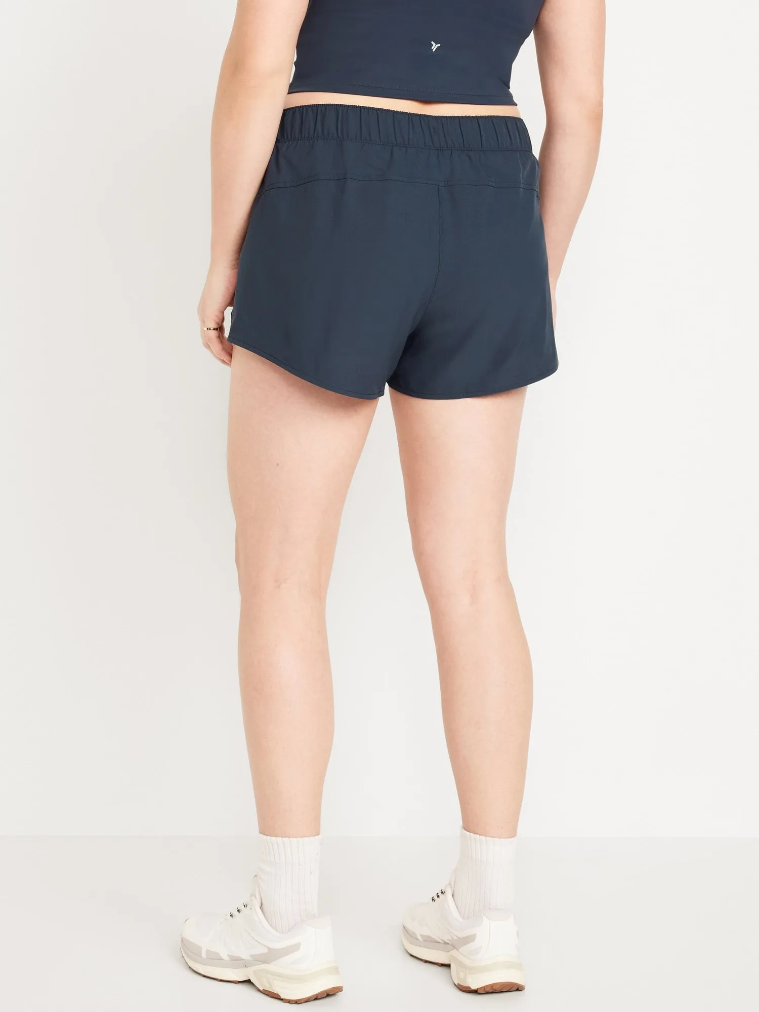 Mid-Rise StretchTech Run Shorts for Women -- 3-inch inseam