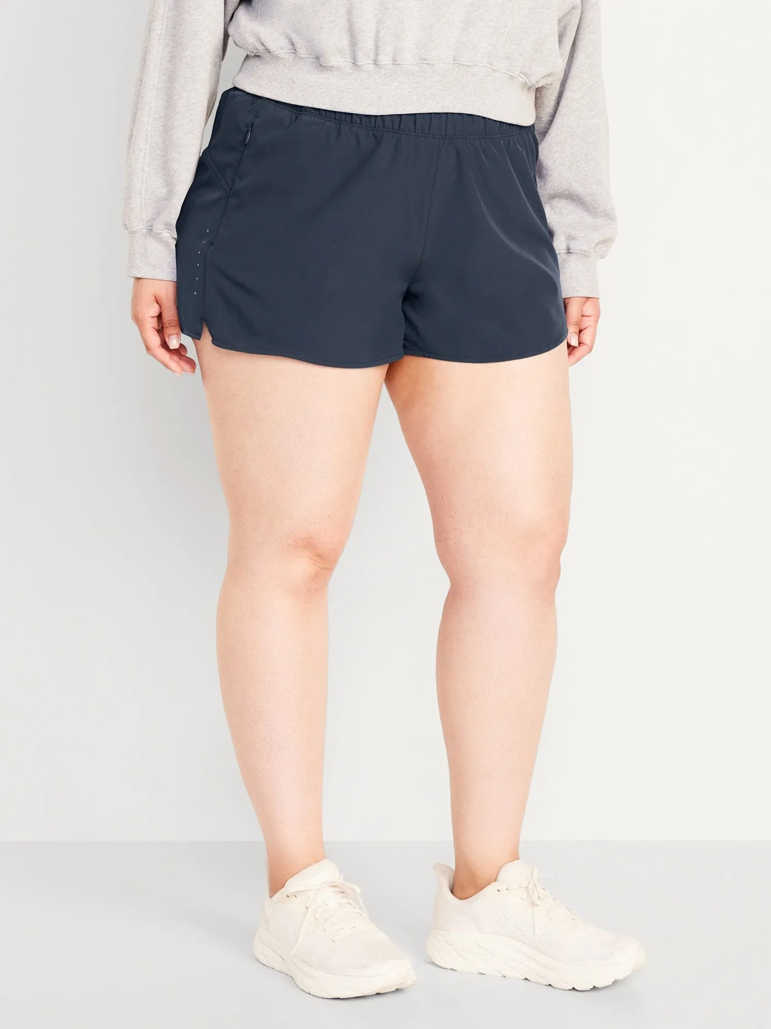 Mid-Rise StretchTech Run Shorts for Women -- 3-inch inseam