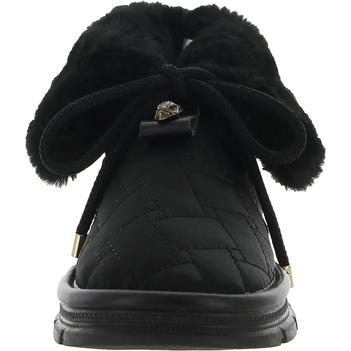 Mini Orson Girls Faux Fur Lined Cozy Ankle Boots
