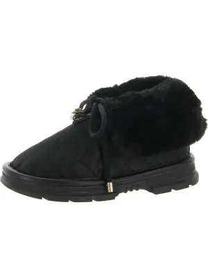 Mini Orson Girls Faux Fur Lined Cozy Ankle Boots