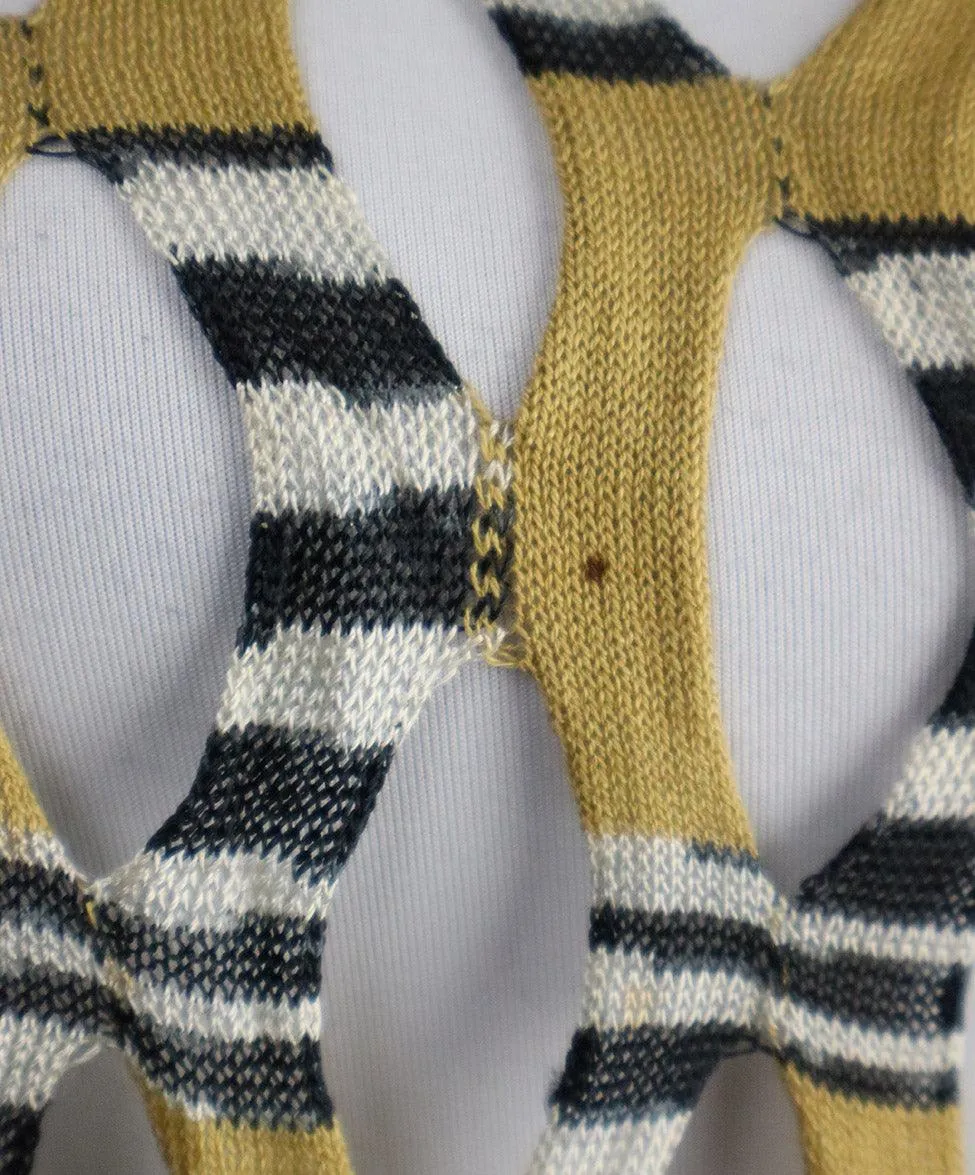 Missoni Yellow & Black Knit Sweater sz 4