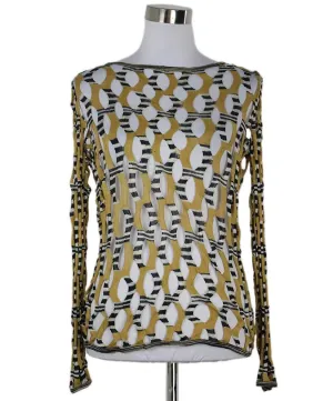 Missoni Yellow & Black Knit Sweater sz 4
