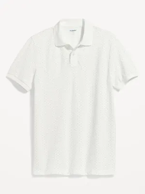 Moisture-Wicking Pique Pro Polo Shirt for Men