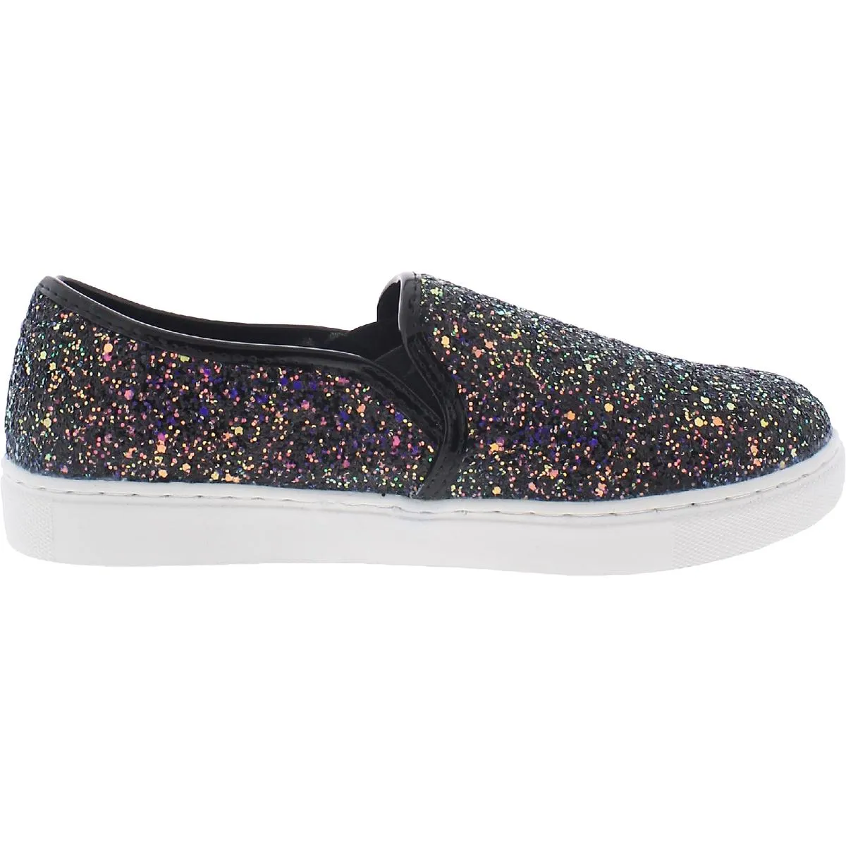 Morro Girls Glitter Laceless Casual and Fashion Sneakers