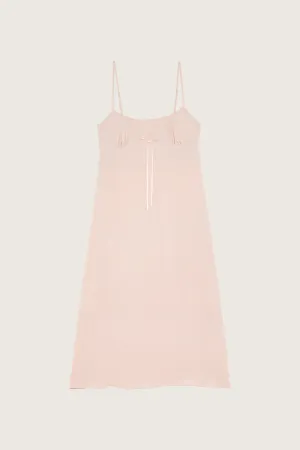 Negligee Bow Slip Dress