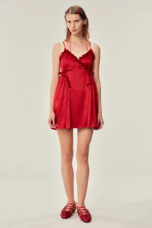 Negligee Satin Patchwork Ballet Dress