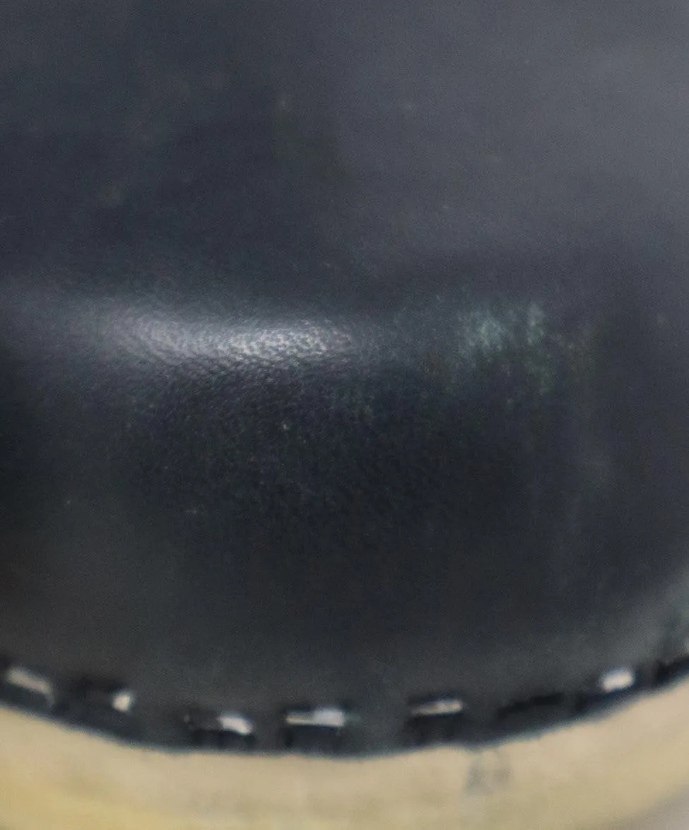 No.6 Black Shearling Booties sz 8
