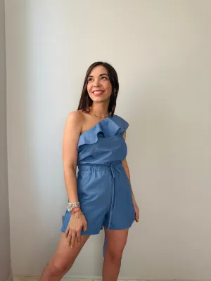 One Shoulder Romper