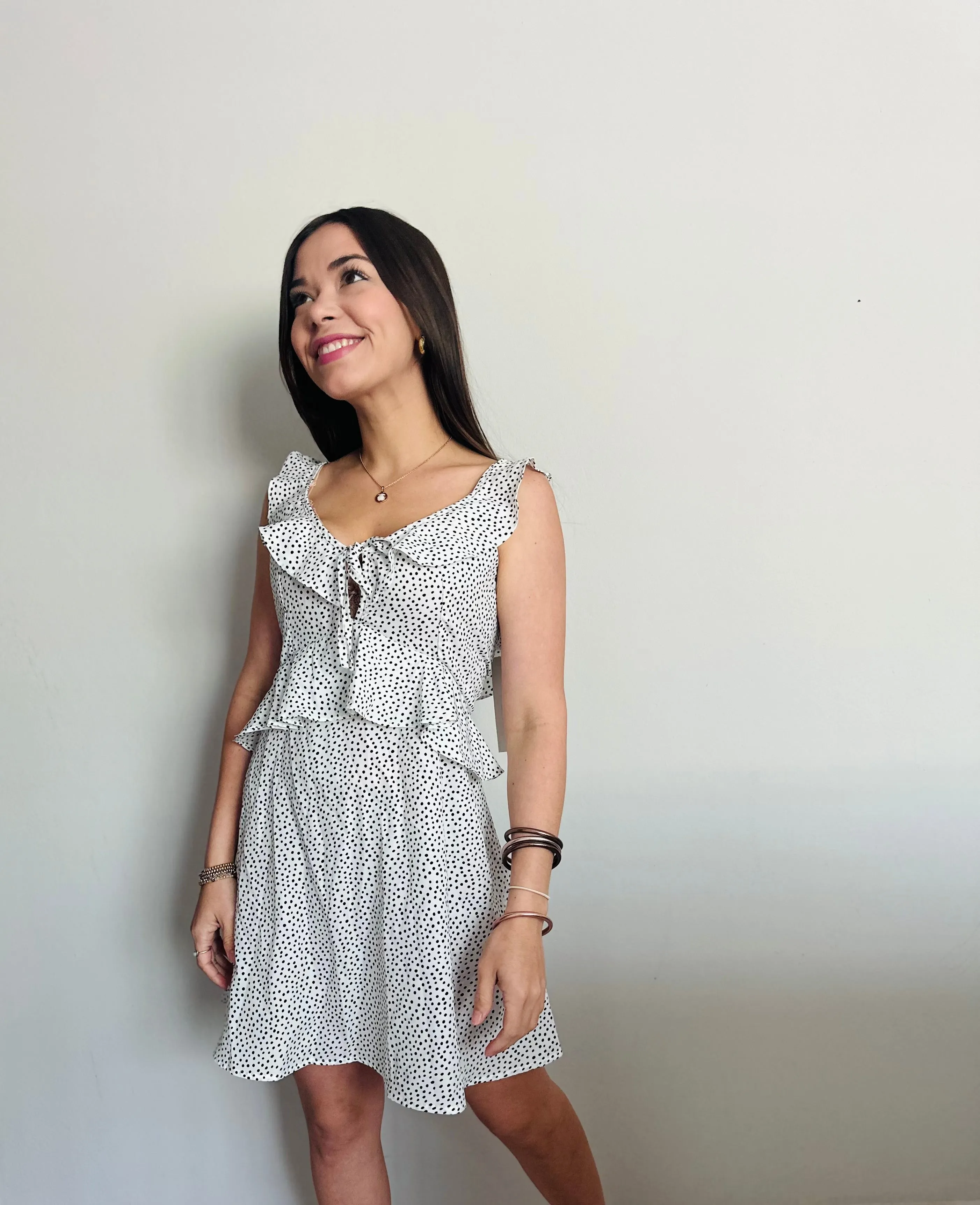 Polka Dot Mini Dress