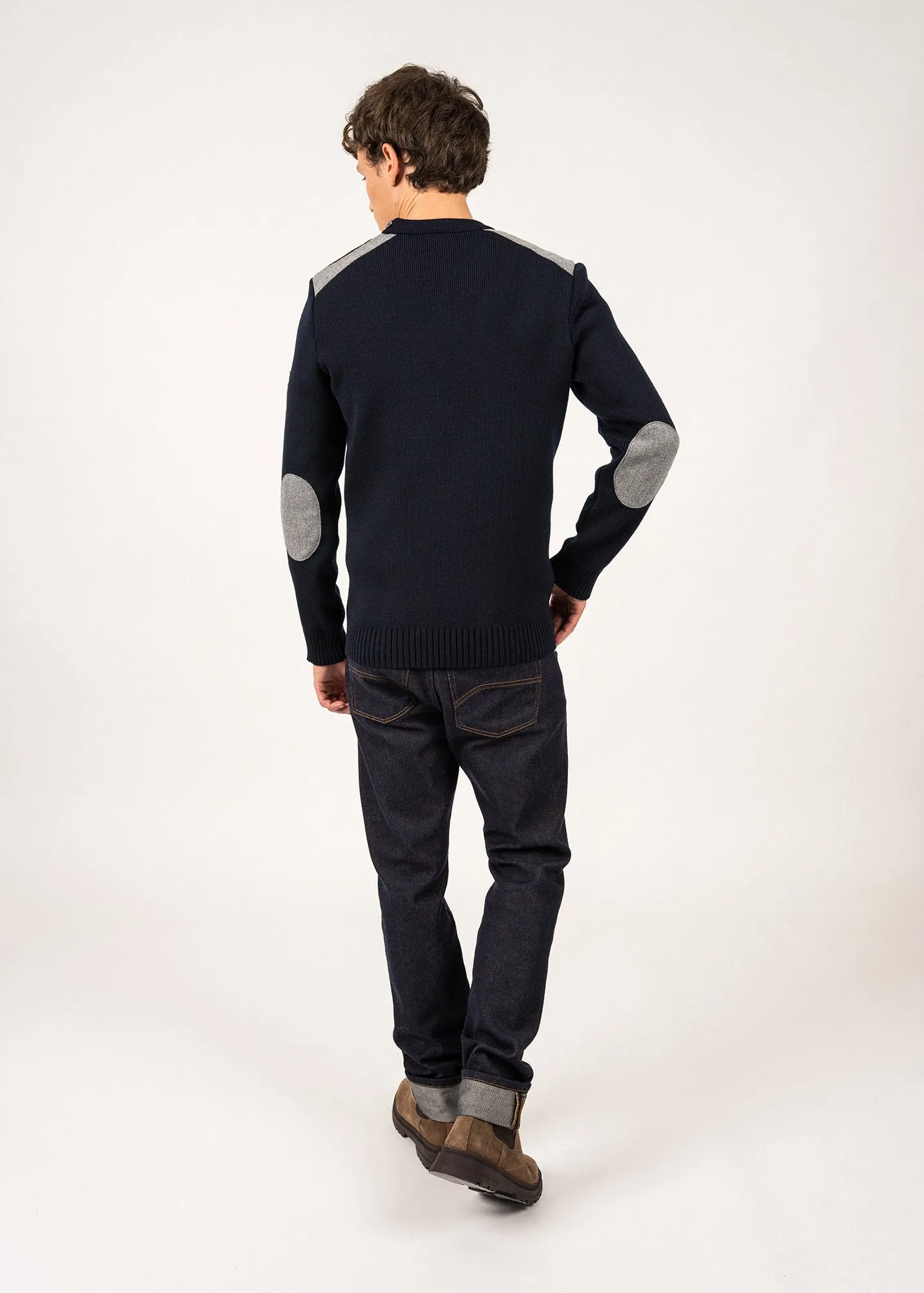 Pull marin Moraine Arpin - SAINT JAMES x ARPIN (NAVY)