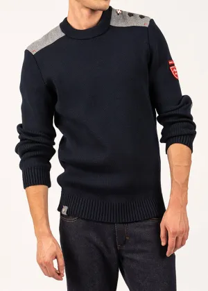 Pull marin Moraine Arpin - SAINT JAMES x ARPIN (NAVY)
