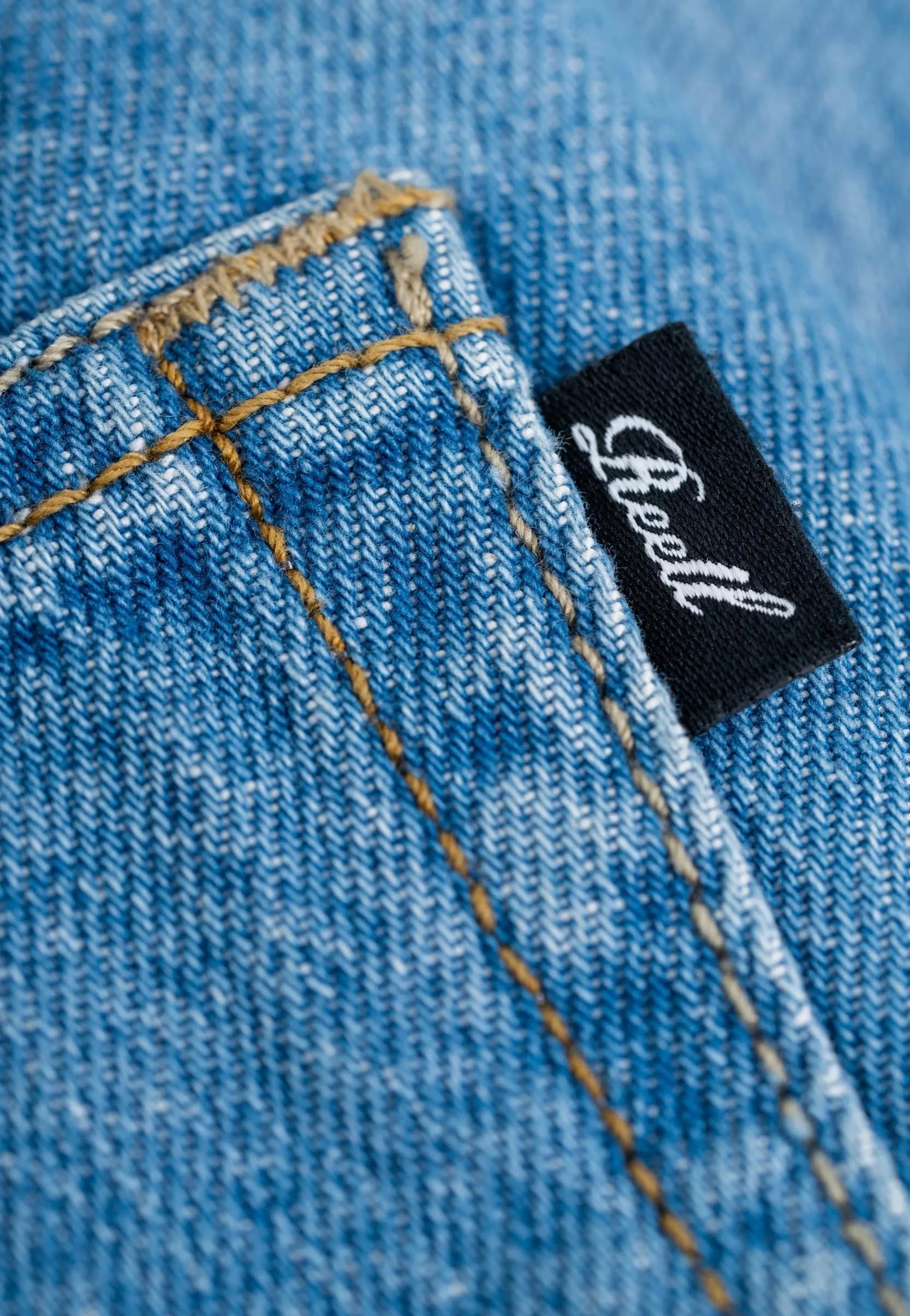 REELL - Women Chlo Baggy Sky Blue Stone - Jeans