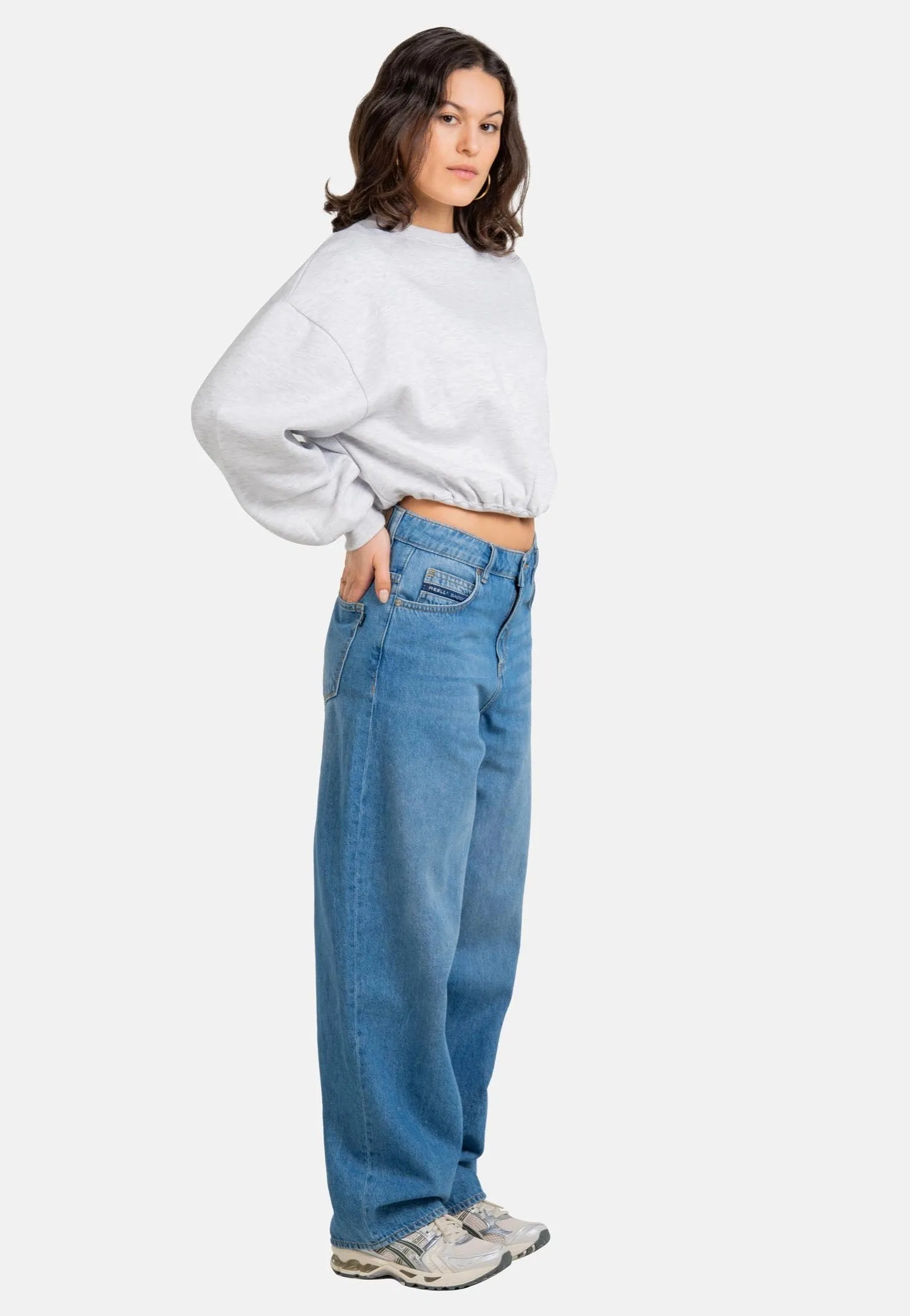 REELL - Women Chlo Baggy Sky Blue Stone - Jeans