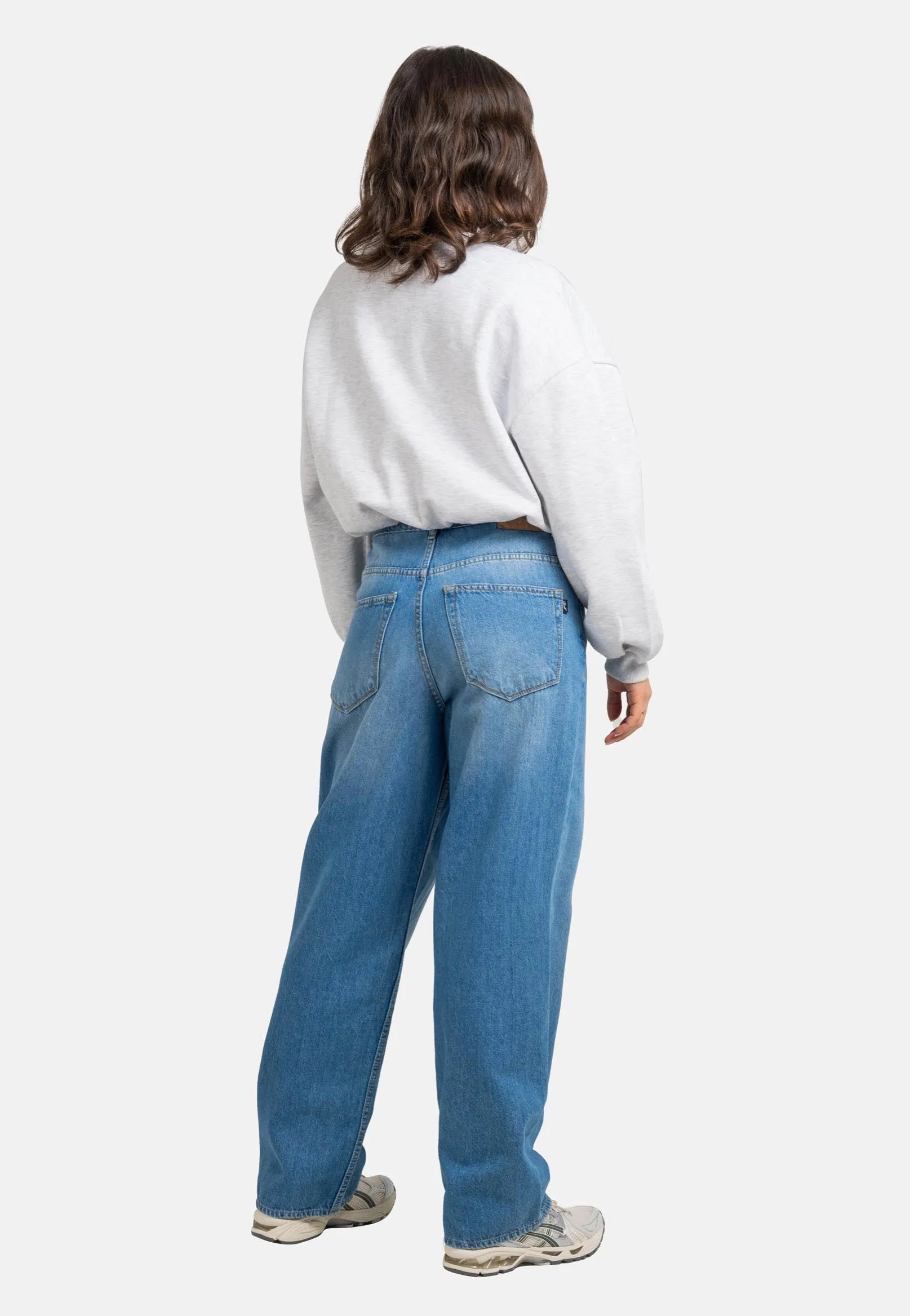 REELL - Women Chlo Baggy Sky Blue Stone - Jeans