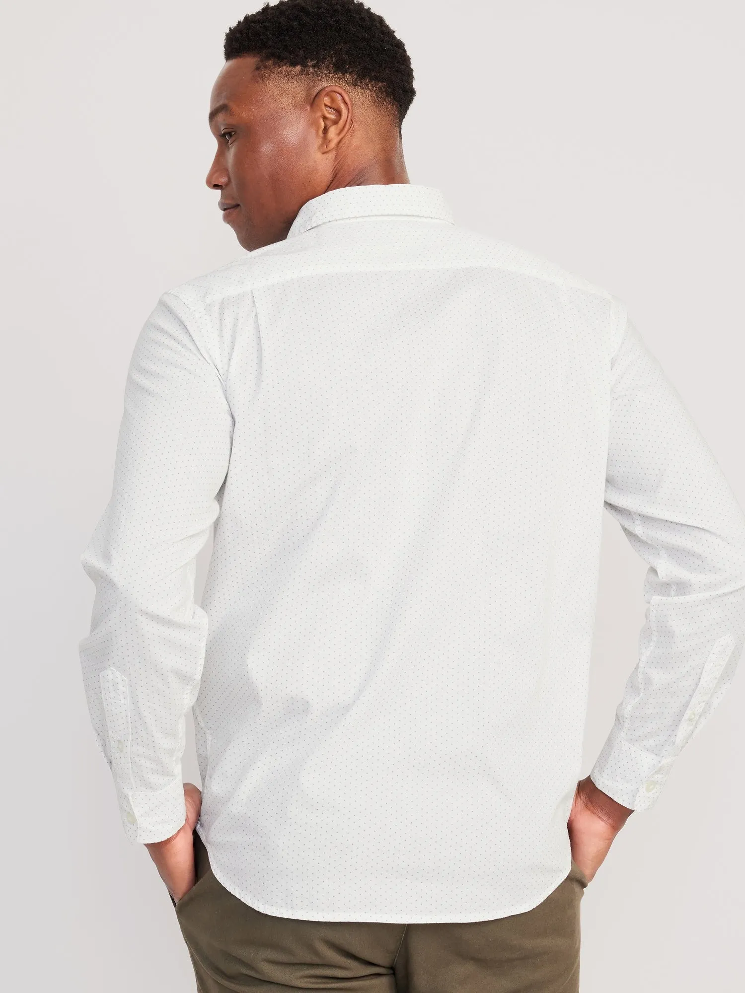 Regular-Fit Built-In Flex Everyday Shirt for Men