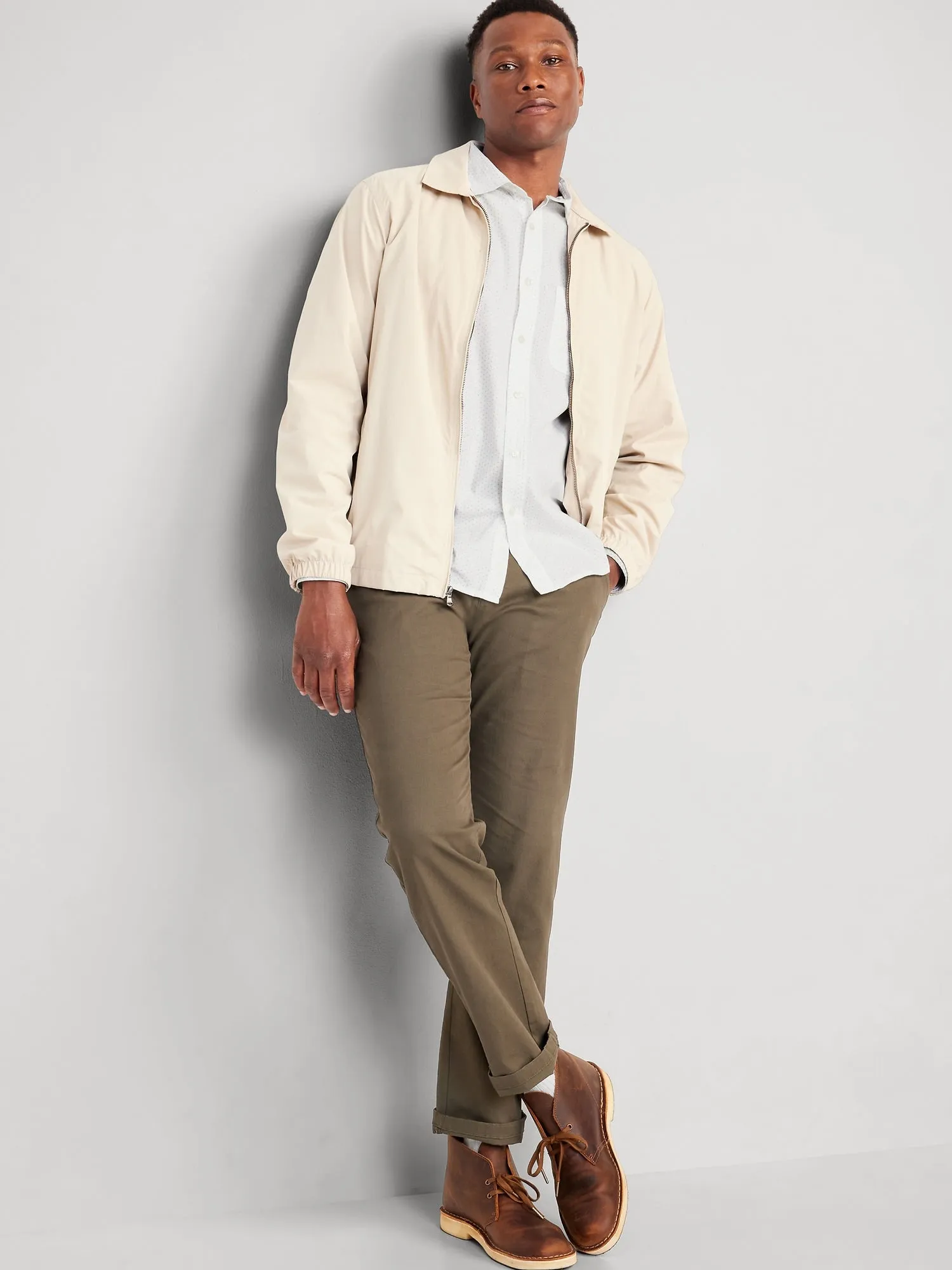Regular-Fit Built-In Flex Everyday Shirt for Men