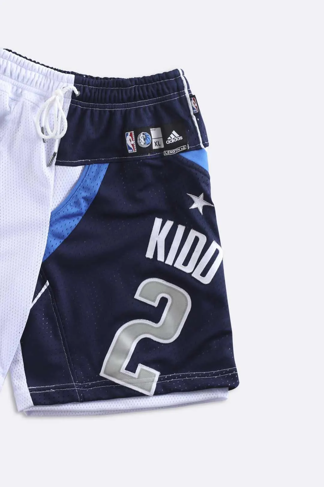 Rework Unisex Mavericks NBA Jersey Shorts - Women-XS, Men-XXS Frankie
