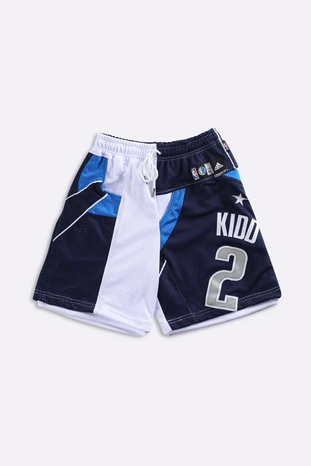 Rework Unisex Mavericks NBA Jersey Shorts - Women-XS, Men-XXS Frankie