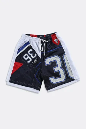 Rework Unisex Reebok Jersey Shorts - Women-S, Men-XS Frankie