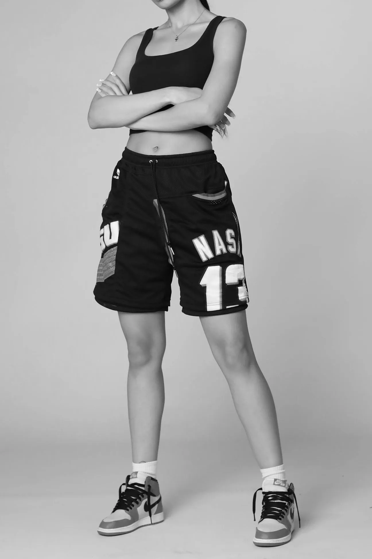 Rework Unisex Rockets NBA Jersey Shorts - Women-M, Men-S Frankie