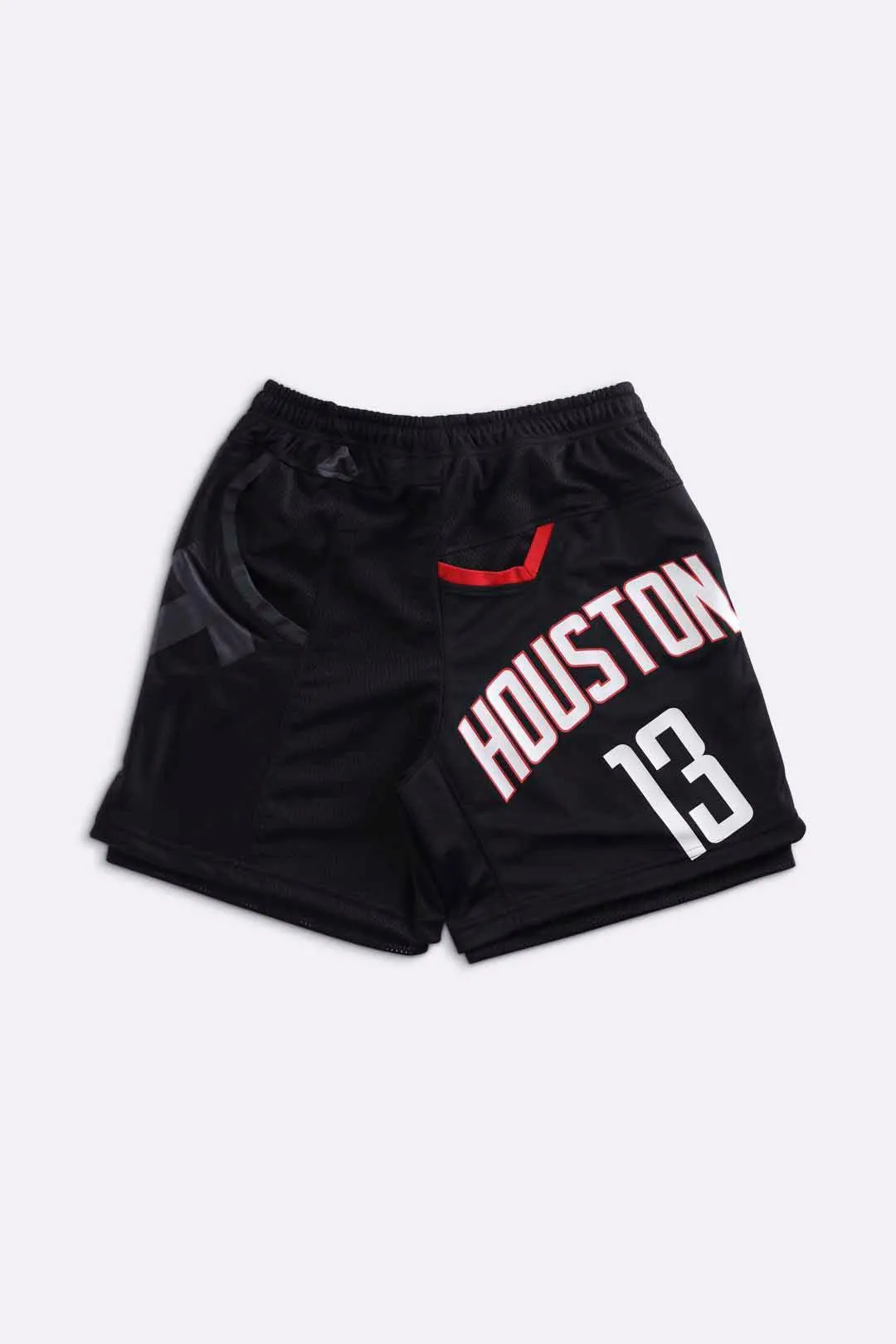 Rework Unisex Rockets NBA Jersey Shorts - Women-M, Men-S Frankie