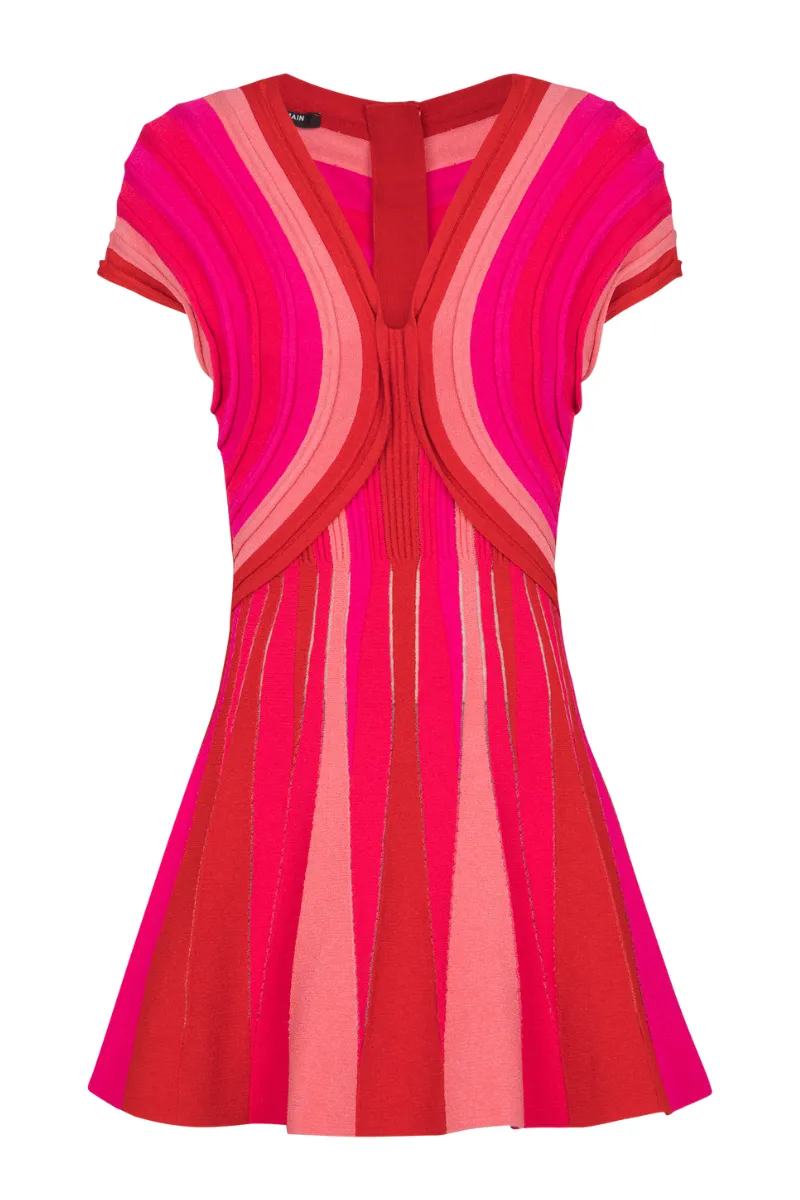 Rolled Flare Dress