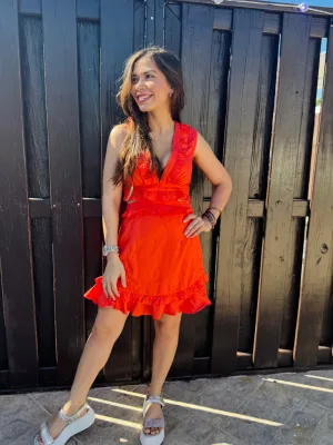 Ruffle Mini Dress