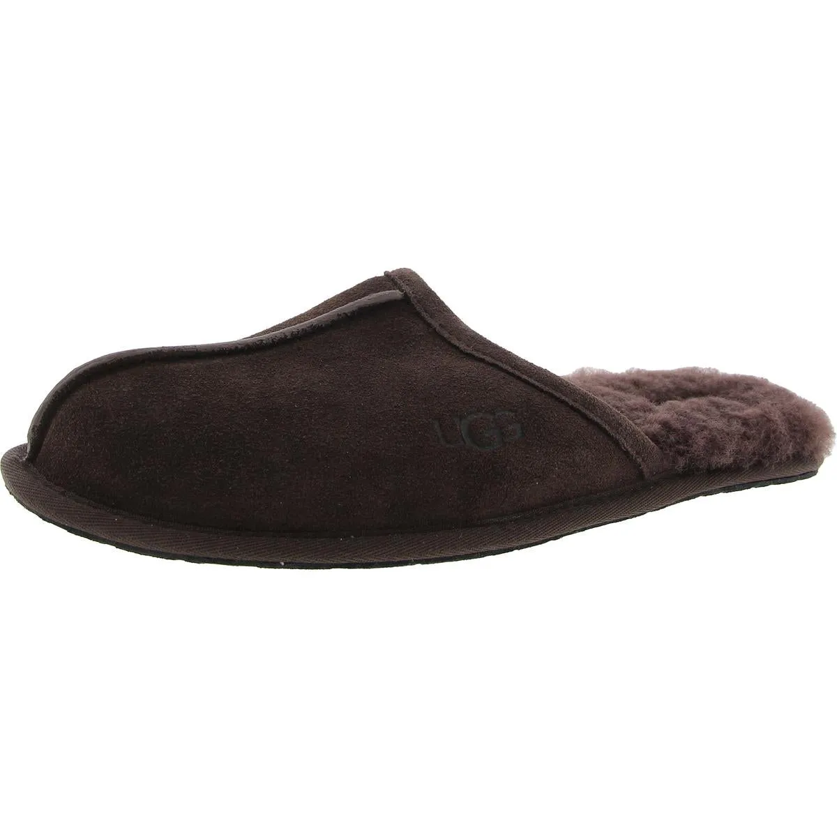 Scuff Mens Suede Slip On Scuff Slippers