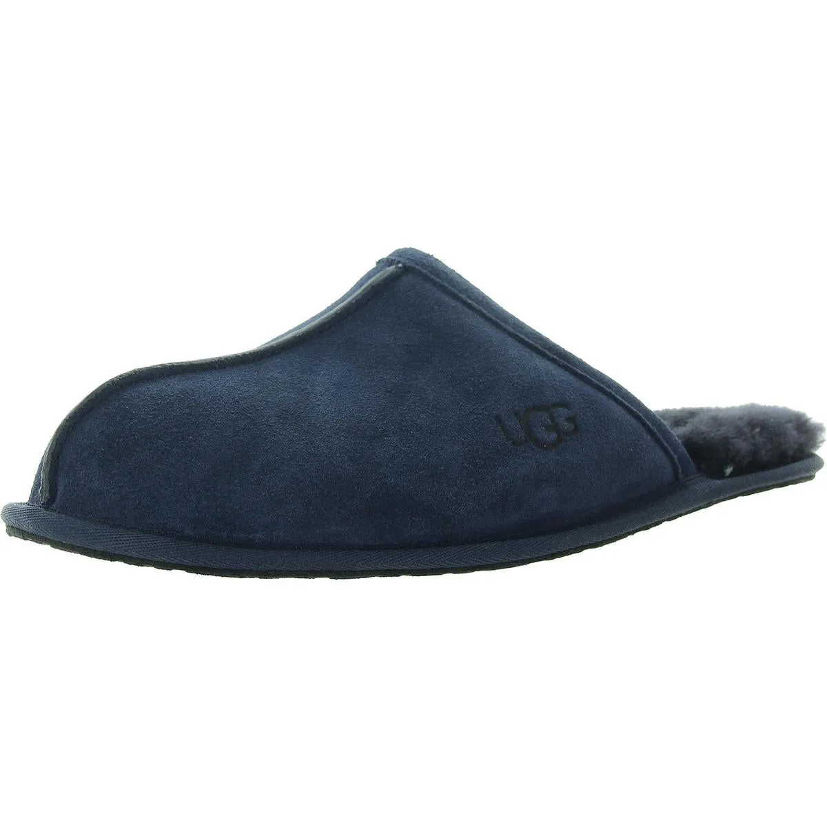 Scuff Mens Suede Slip On Scuff Slippers