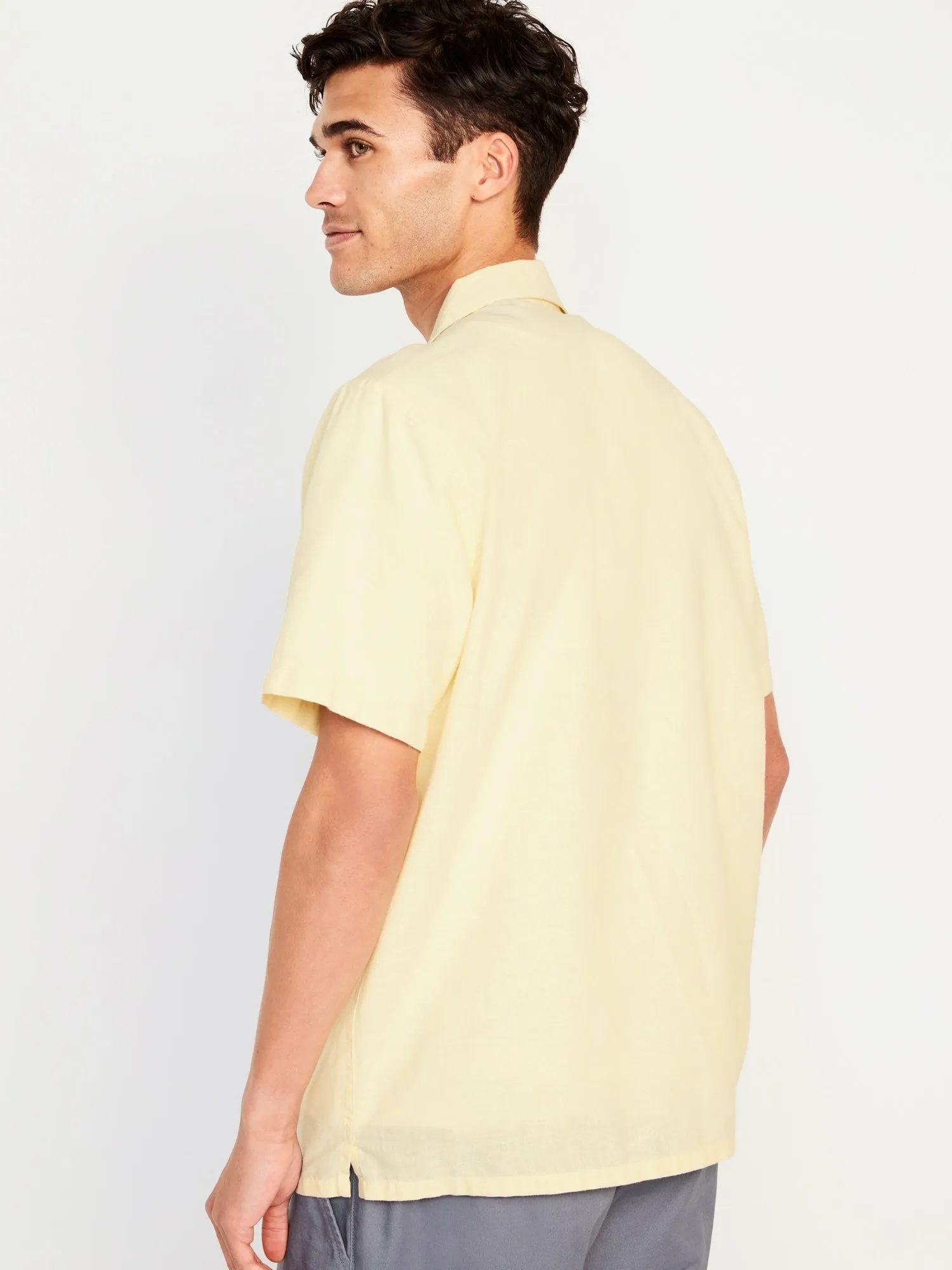 Short-Sleeve Camp Shirt for Men